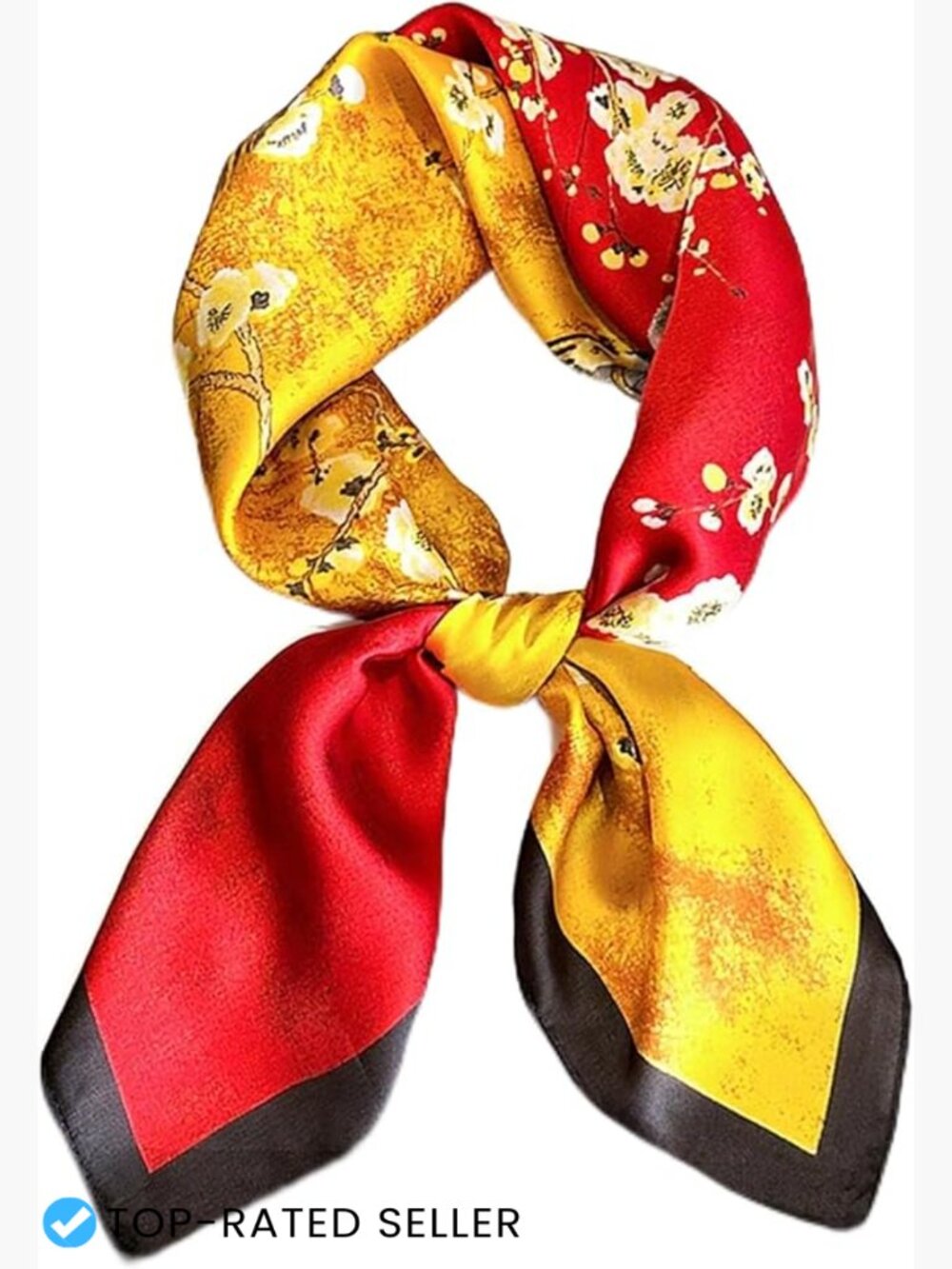 Lightweight Satin Bandana Head Scarf Versatile Fashion Wrap Hair Accessory